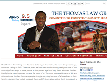 Tablet Screenshot of juanthomas.com